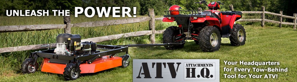 Atv mower attachments hot sale