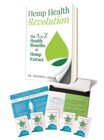 Optivida Hemp Extract 5-day trial bundle with Hemp Health Revolution Book